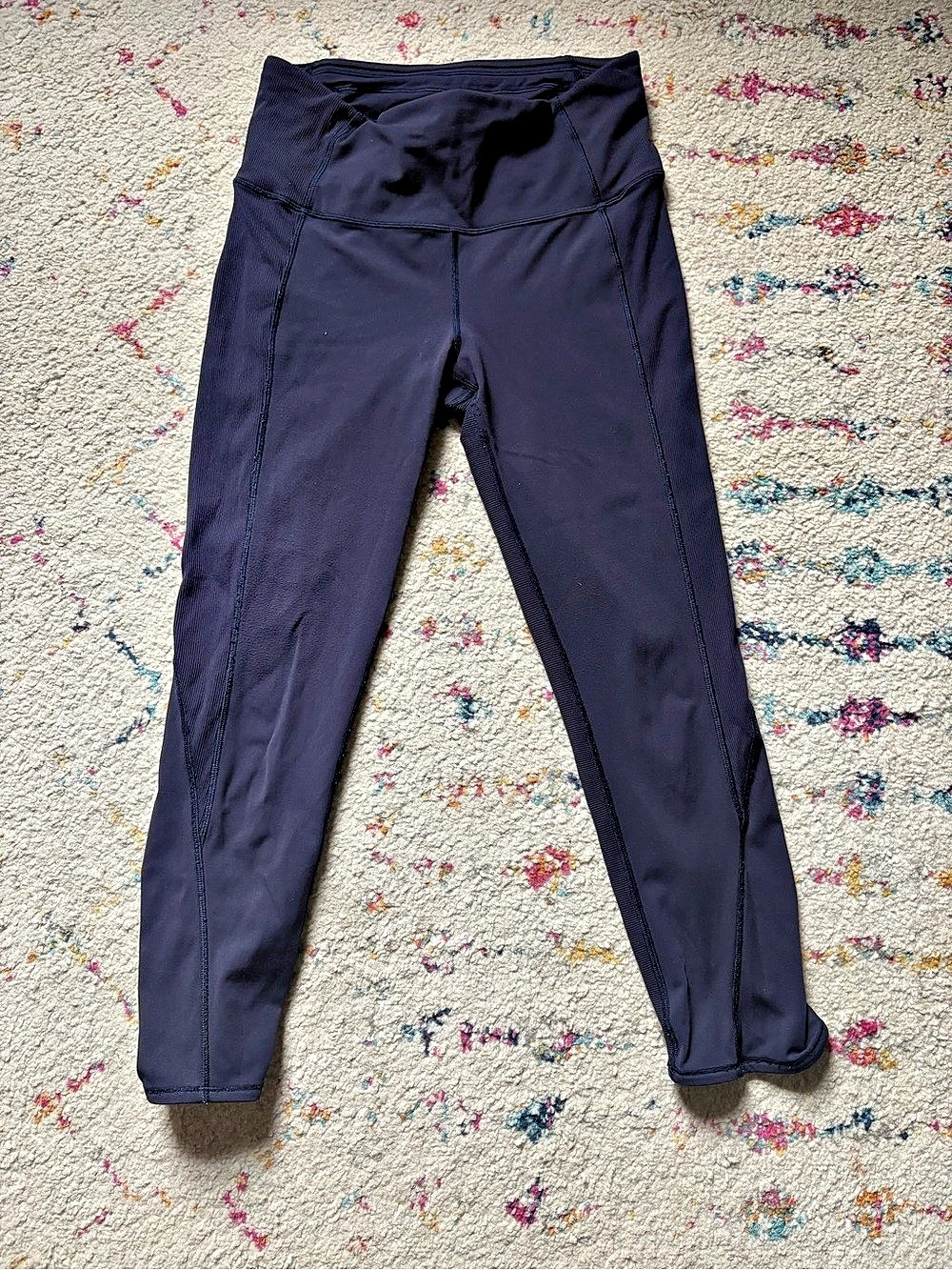 lululemon Athletic Leggings Navy Blue Size 8